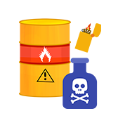 易燃與毒化物容器
